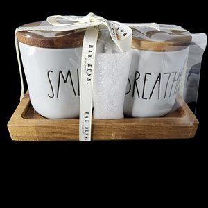 Rae Dunn Artisan Collection By Magenta Utensil Holder Set Of 2